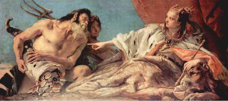 neptuneofferinggiftstovenice1750