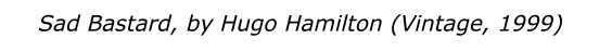 Sad Bastard, by Hugo Hamilton